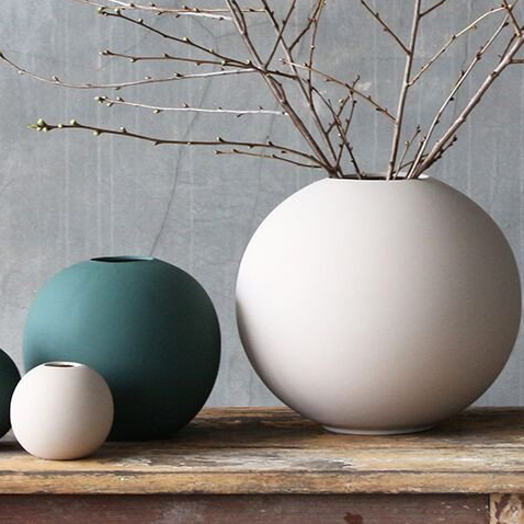 Cooee Design Ball Vase Dark Green